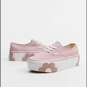 Vans Purple Authentic Stackform Giant~ Worn once